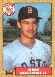 1987 Topps Baseball Cards      259     Mike Greenwell RC